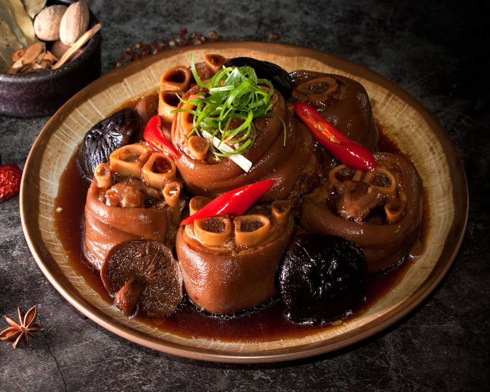 段木菇豬腳禮盒 送禮自用皆相宜