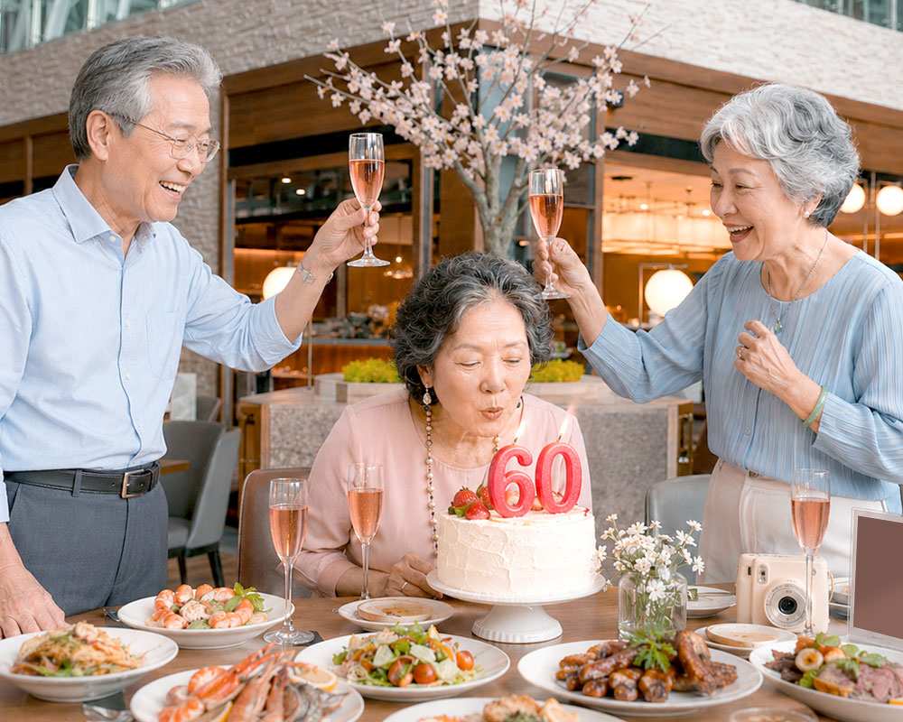 樂齡饗宴 60歲以上享75折